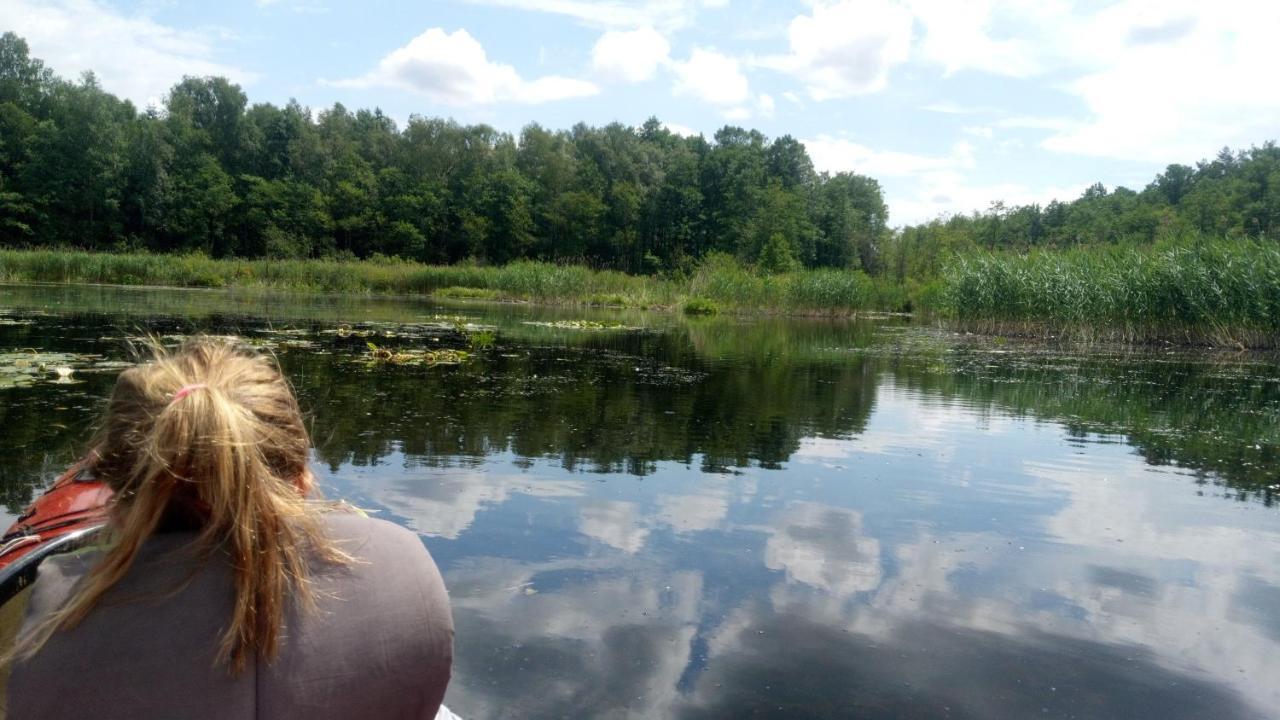Domki Nad Jeziorem - Zalesie 7D Zalesie (Olsztyn) Eksteriør billede
