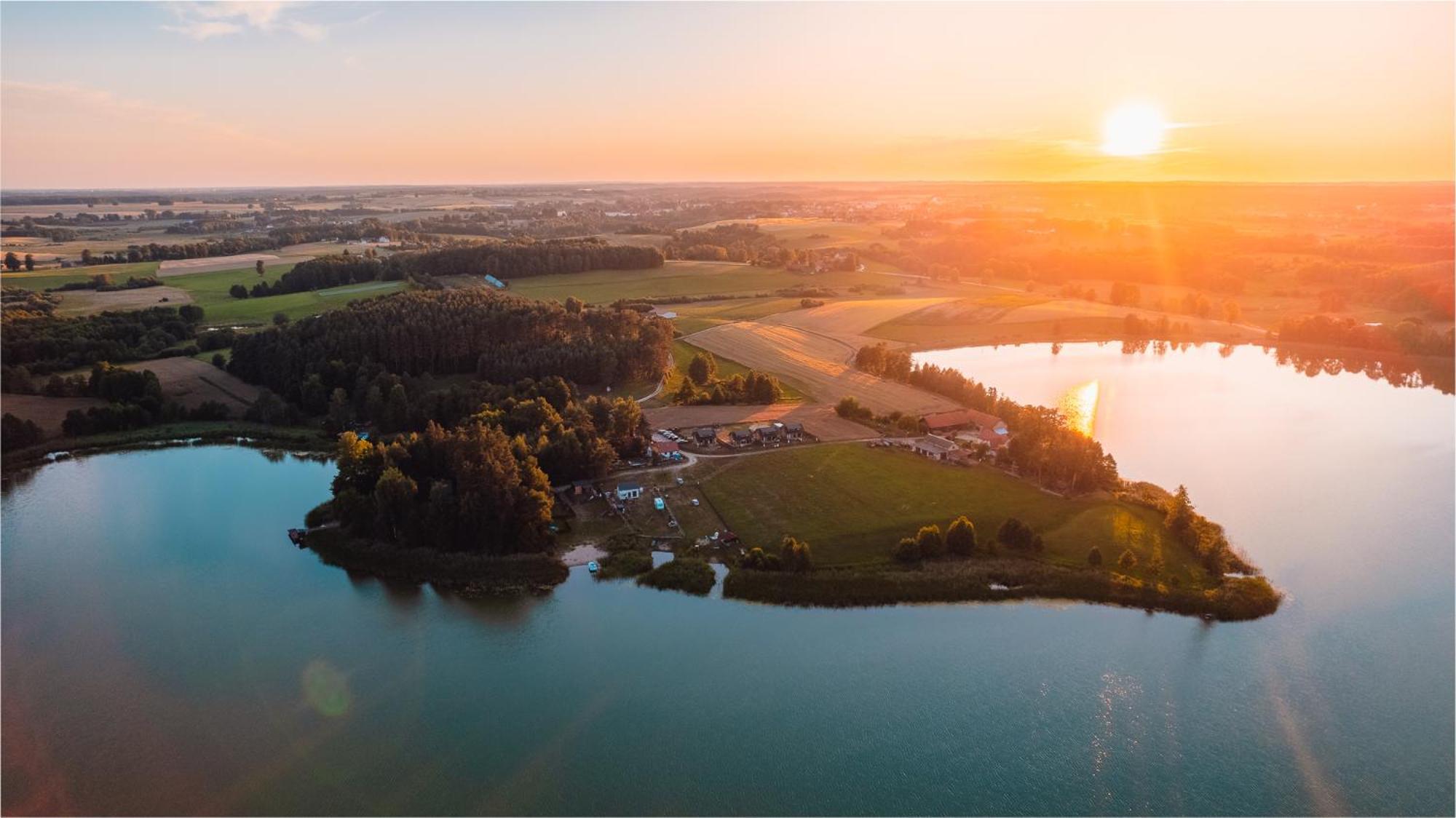 Domki Nad Jeziorem - Zalesie 7D Zalesie (Olsztyn) Eksteriør billede