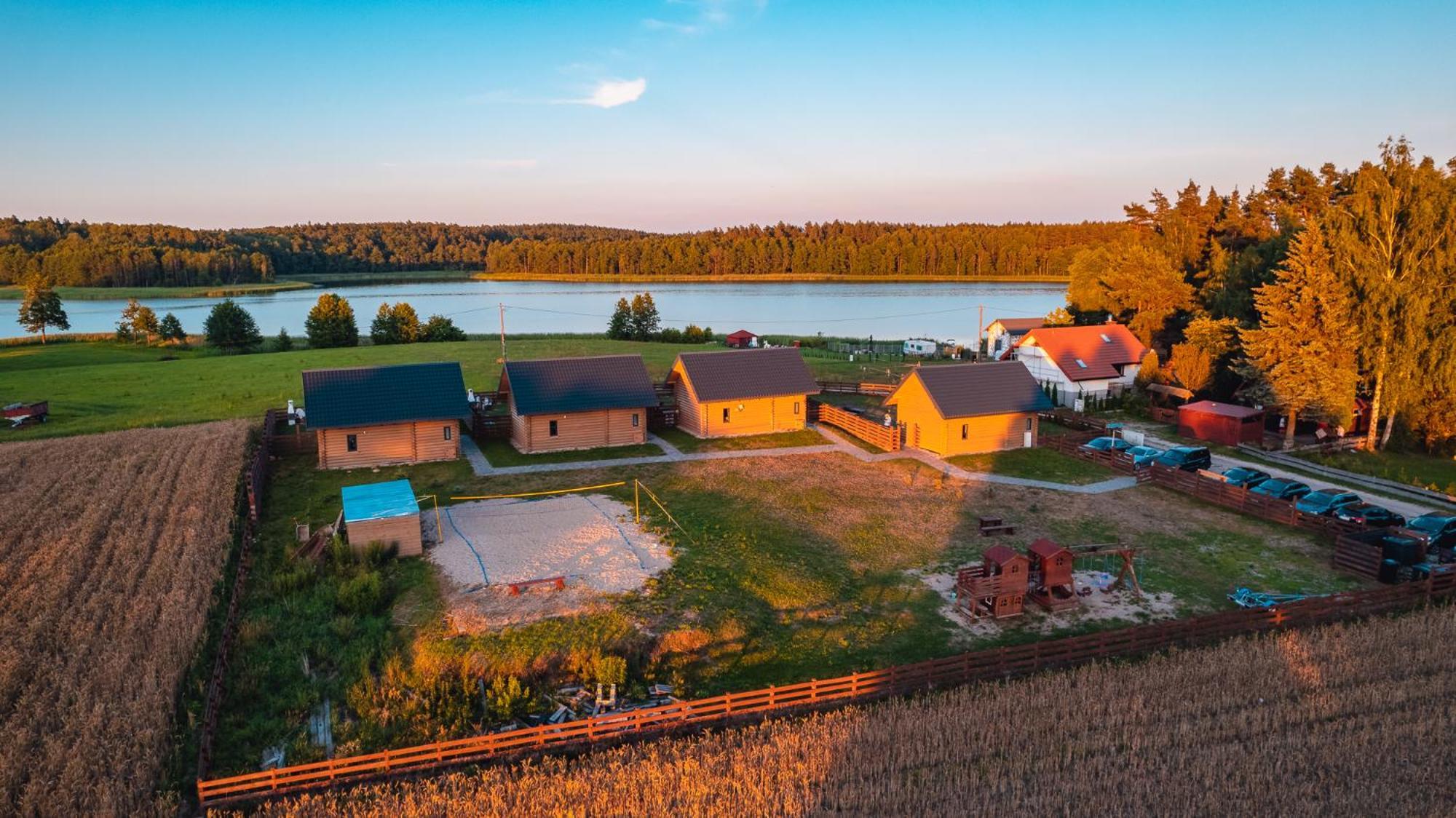Domki Nad Jeziorem - Zalesie 7D Zalesie (Olsztyn) Eksteriør billede