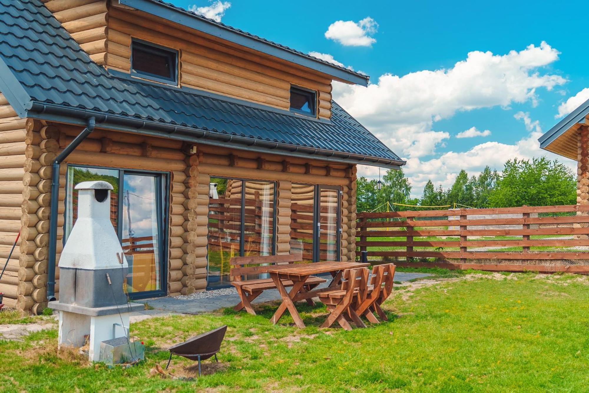 Domki Nad Jeziorem - Zalesie 7D Zalesie (Olsztyn) Eksteriør billede